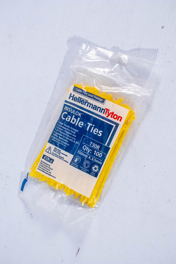 Cable Ties Asst Colours 150x3.5mm