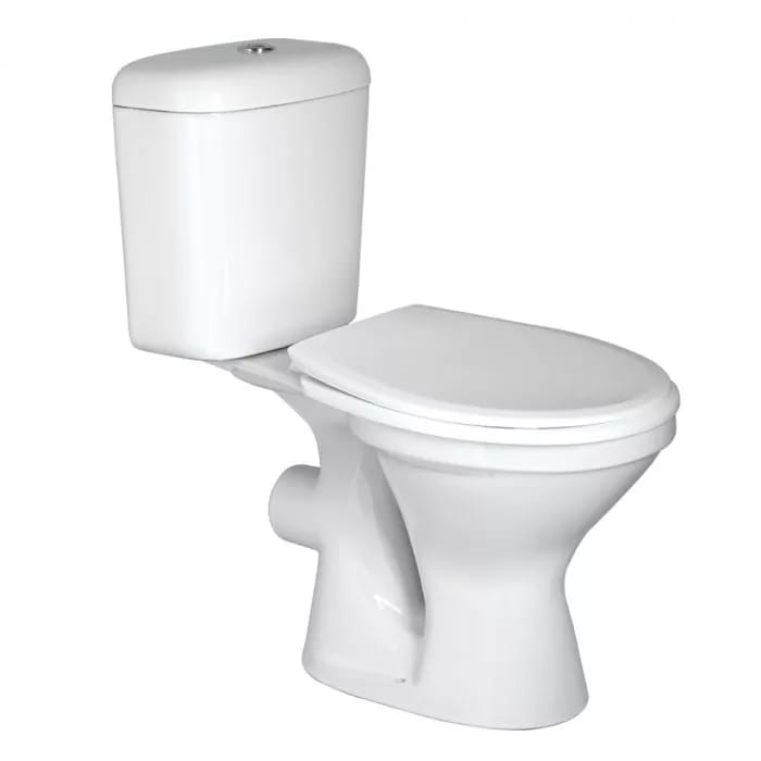 Deswai Toilet Set 5PCE White Top Flush