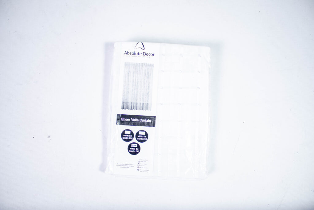 Curtain Sheer Voile 3mx250 Scotch