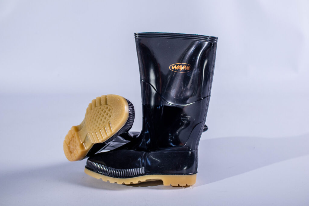 Gum Boots With White Sole