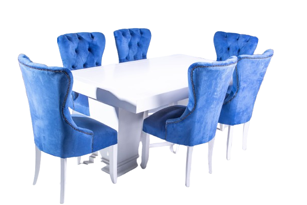 Table Amanda 7PCE Blue