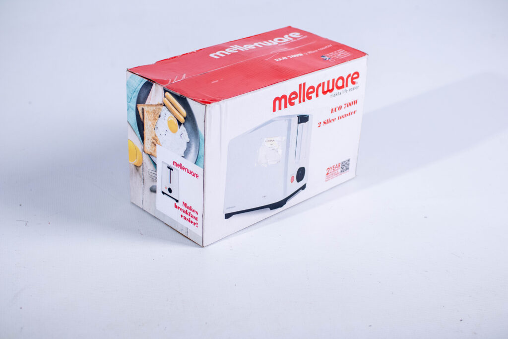 Toaster 2slice White Mellerware