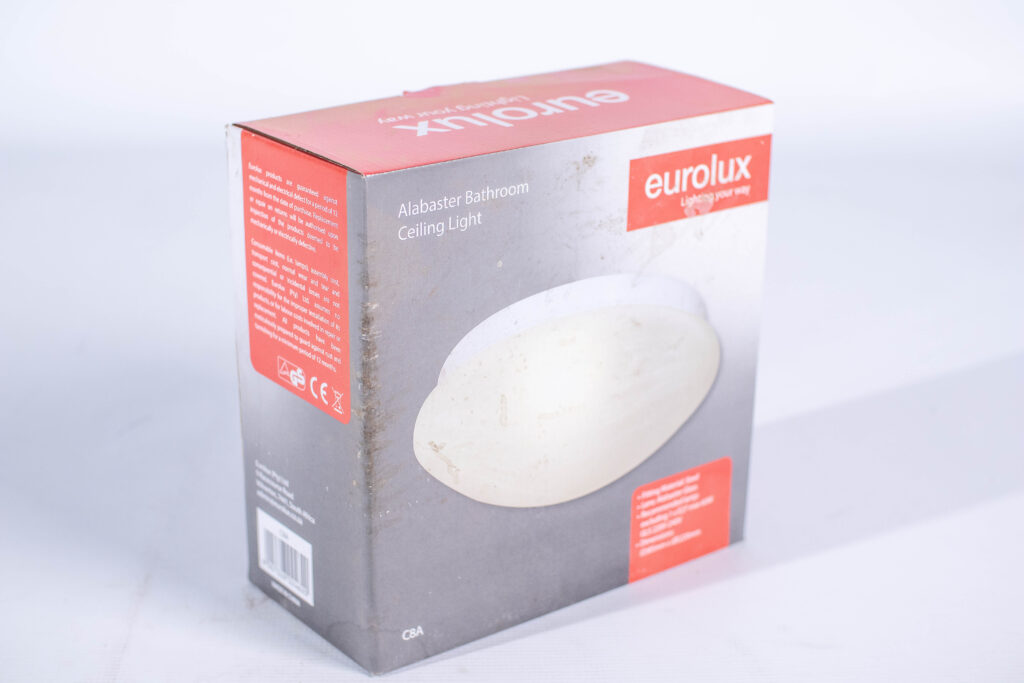 Alabaster Ceiling 400Mm Satin Chrome