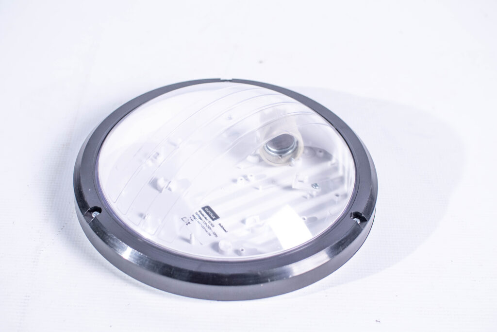 Bulkhead Asb Clear Acrylic Lens Black