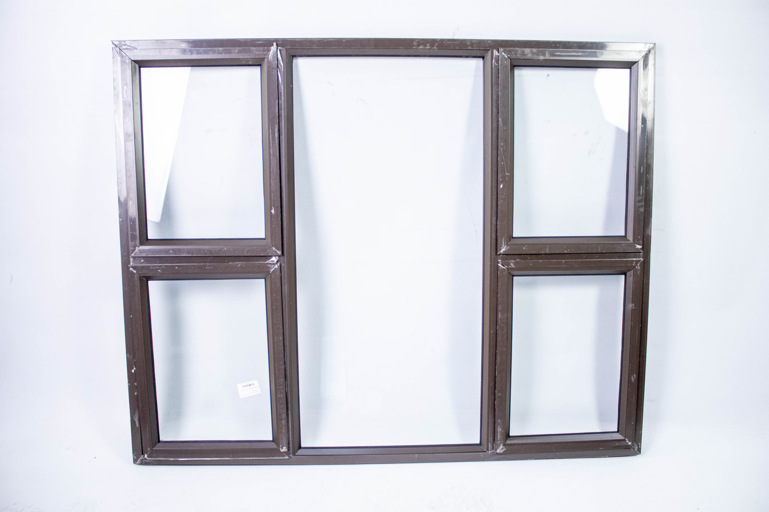 Aluminium Window Bronze 1500x1200 5Lites