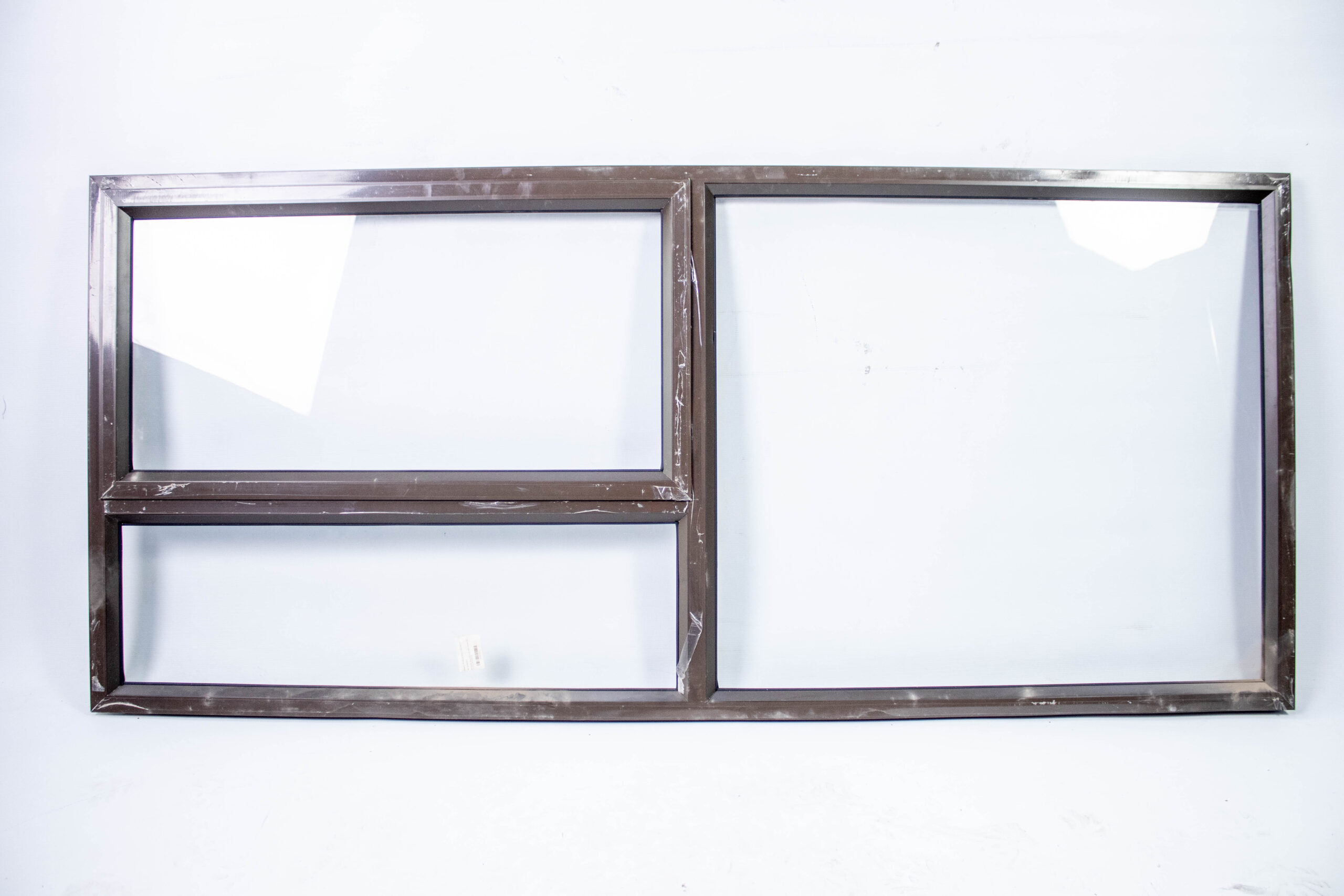 Aluminium Window Bronze 1500x900 3 Lites