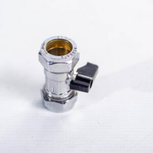 Brass Mini Ball Valve Cxc 22Mm (With Handle