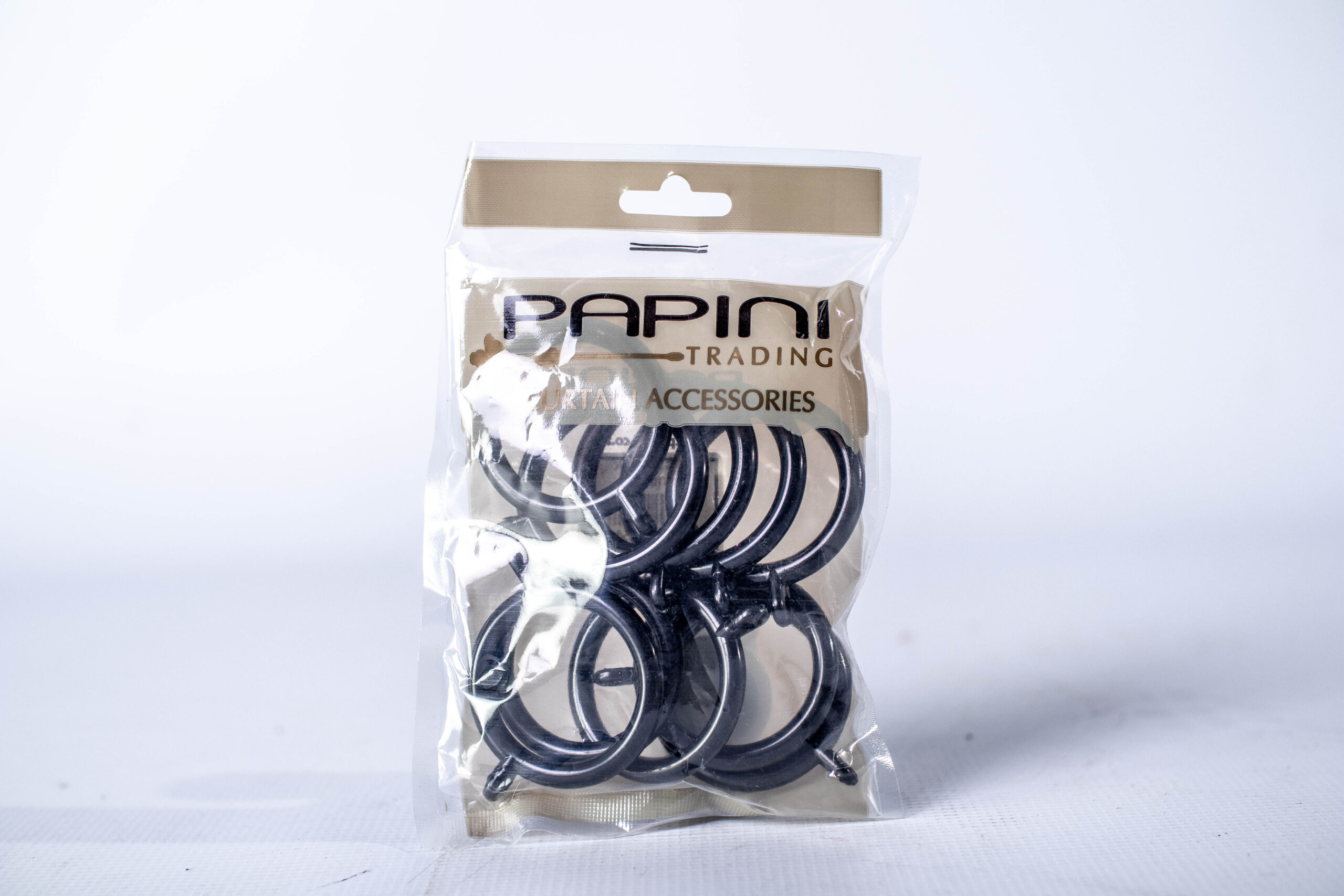 Curtain Rings 25mm Black
