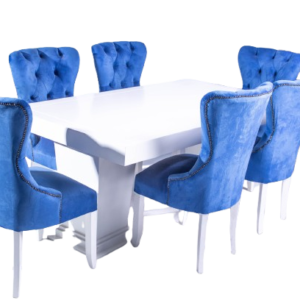 Table Amanda 7PCE Blue